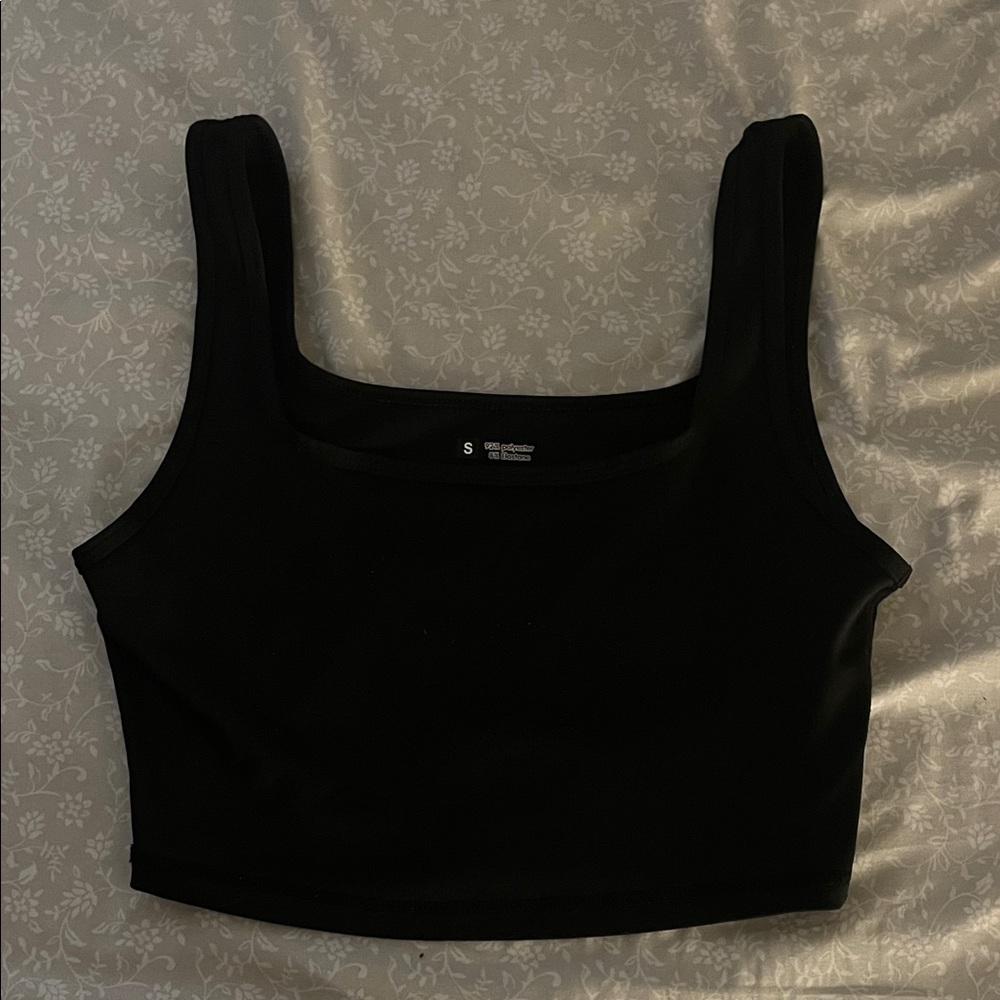 Black Women's Crop Top
